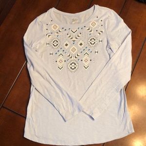 Justice long sleeve shirt